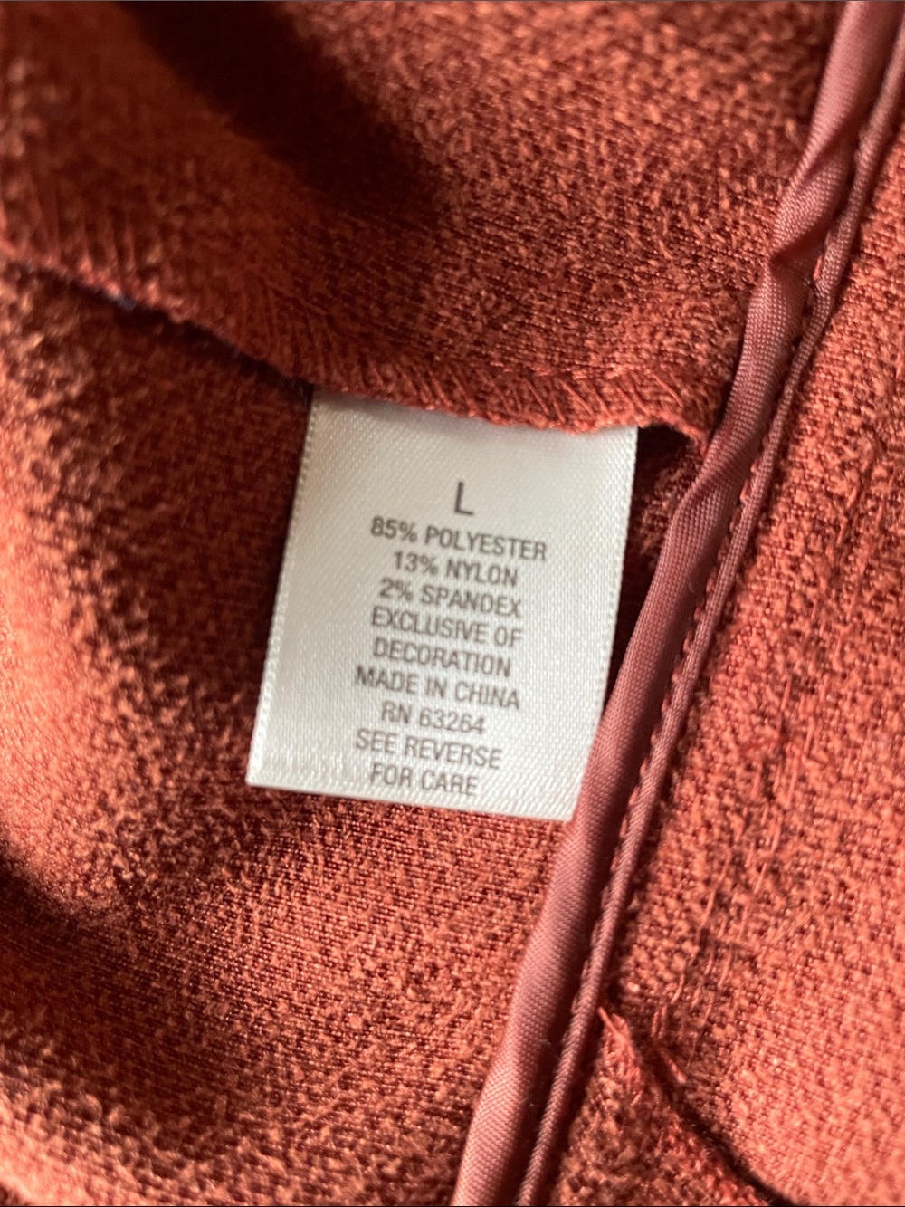 Double Breasted Suede Look Rust Color Ruffled Jacket - Picture 7 of 14